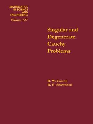 cover image of Singular and Degenerate Cauchy Problems